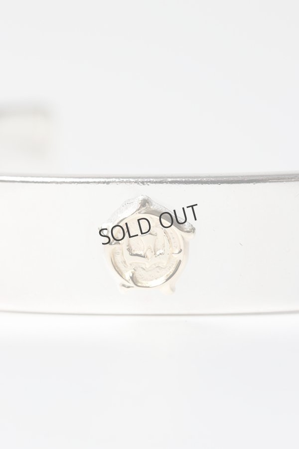 画像4: Taro Washimi タロウ ワシミ 鷲見太郎 M plain bangle 12mm/arabesque K18 eagle metal{-BES} (4)