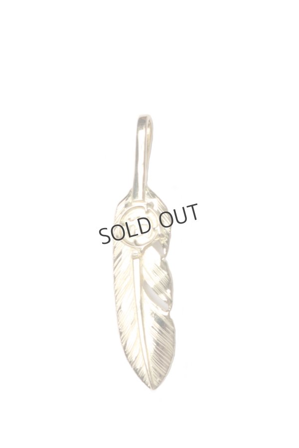 画像1: Taro Washimi タロウ ワシミ 鷲見太郎 S K18 feather 01/arabesque K18 eagle metal{-BES} (1)