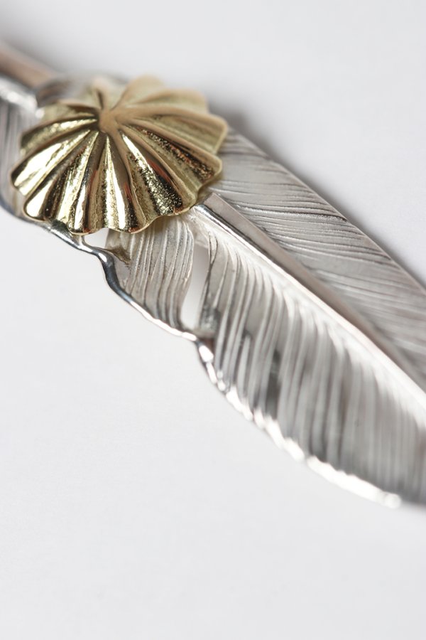 画像4: Taro Washimi タロウ ワシミ 鷲見太郎 S feather 02/K18 concho07{-BES} (4)