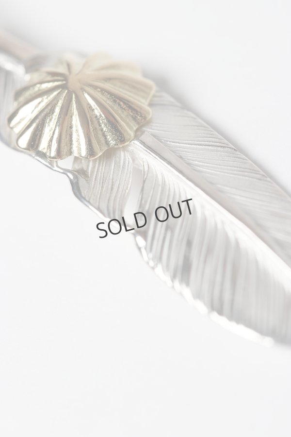 画像4: {SOLD}Taro Washimi タロウ ワシミ 鷲見太郎 S feather 02/K18 concho07{-BES}{E-35} (4)