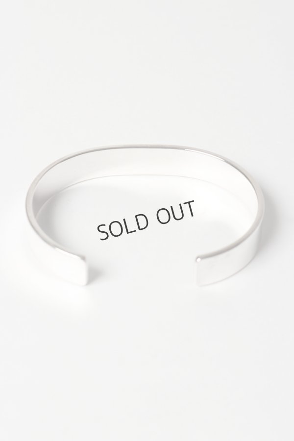 画像3: Taro Washimi タロウ ワシミ 鷲見太郎 M plain bangle 10mm/arabesque K18 eagle metal{-BES} (3)