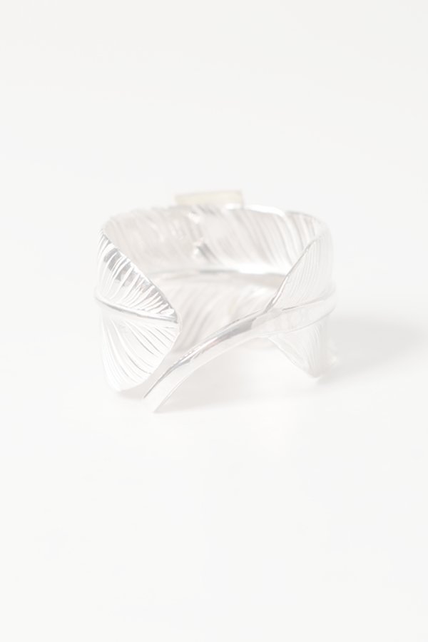 画像3:  {SOLD} Taro Washimi タロウ ワシミ 鷲見太郎 L old feather ring 02/K18 big thunder {-BEA}  :WT-202511_03-17  (3)