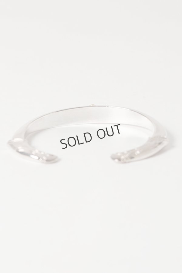 画像4: {SOLD}Taro Washimi タロウ ワシミ 鷲見太郎 M eagle bangle/S K18 flower metal{-BEA} (4)