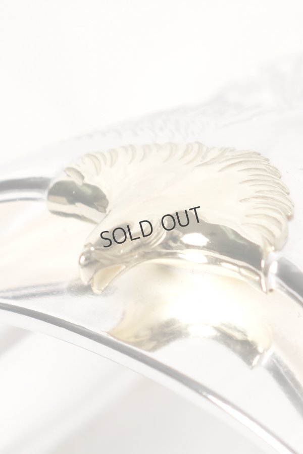 画像5: {SOLD} 【☆超激レア】鷲見太郎氏の手彫りアラベスク 世界オンリーワンアイテム  Taro Washimi タロウ ワシミ 鷲見太郎 eagle eg-03/K18・925 bangle with K24 arabesque design (5)