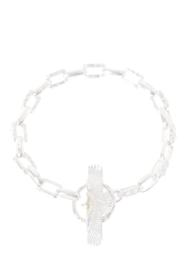 画像1:  {SOLD} Taro Washimi タロウ ワシミ 鷲見太郎 eagle eg-04 /K18・925 SV bracelet {1E4B-YGSV-BJS}  :WT-BRACELET-69-F  (1)