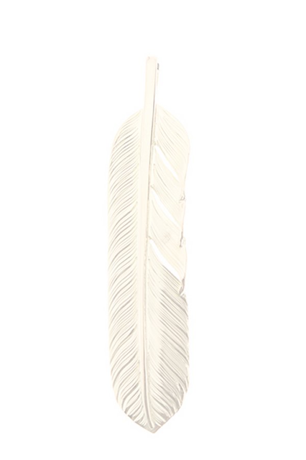 画像1:  {SOLD} Taro Washimi タロウ ワシミ 鷲見太郎 L K18 flight feather 01 {1FFL01-YG-BJS}  :WT-PENDANT-106-F  (1)