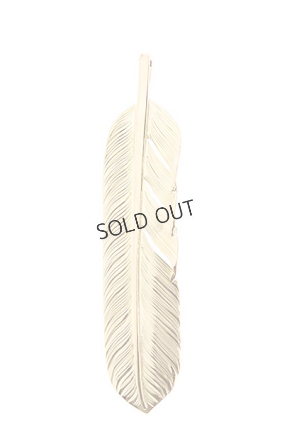 画像1: {SOLD}Taro Washimi タロウ ワシミ 鷲見太郎 L K18 flight feather 01{1FFL01-YG-BJS} (1)