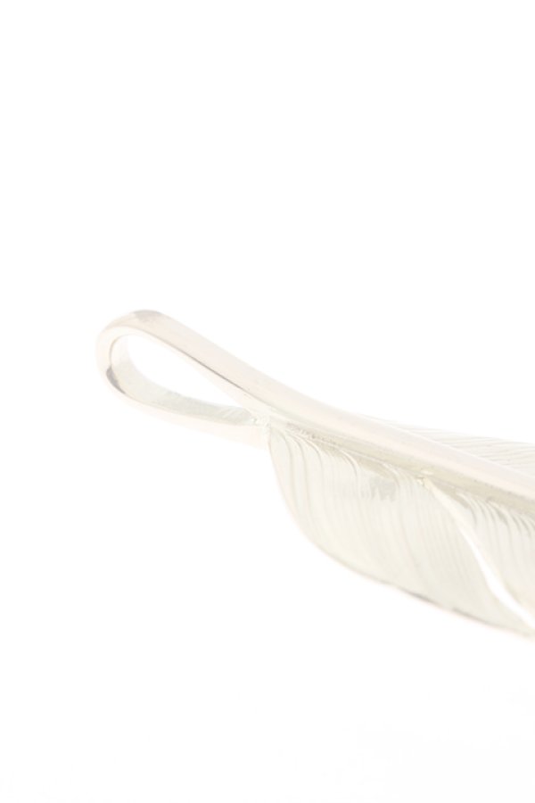 画像5:  {SOLD} Taro Washimi タロウ ワシミ 鷲見太郎 L K18 flight feather 01 {1FFL01-YG-BJS}  :WT-PENDANT-106-F  (5)