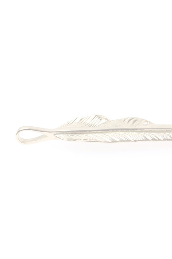 画像3:  {SOLD} Taro Washimi タロウ ワシミ 鷲見太郎 S K18 flight feather 01 {1FFS01-YG-BJS}  :WT-PENDANT-108-F  (3)