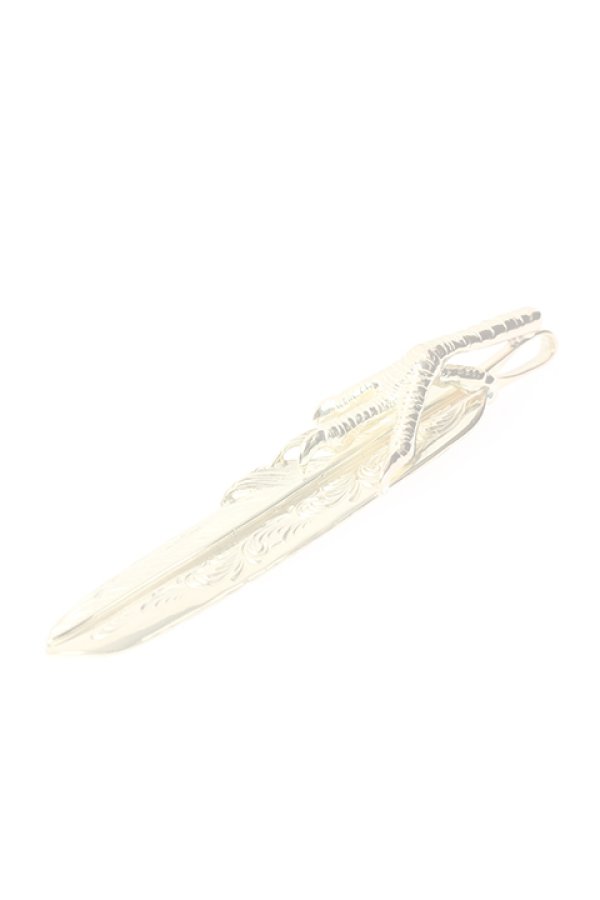 画像3:  {SOLD} Taro Washimi タロウ ワシミ 鷲見太郎 K18 eagle claw pendant 01 × L K18 arabesque flight feather 01 {-BJS}  :WT-PENDANT-109-F  (3)