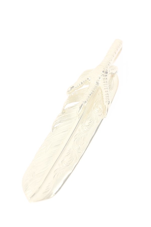 画像5:  {SOLD} Taro Washimi タロウ ワシミ 鷲見太郎 K18 eagle claw pendant 01 × L K18 arabesque flight feather 01 {-BJS}  :WT-PENDANT-109-F  (5)