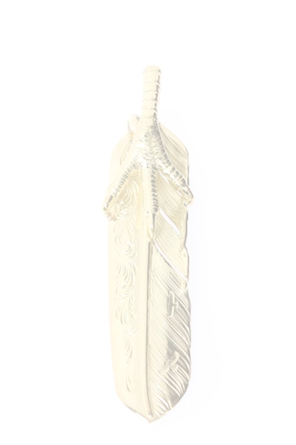 画像1:  {SOLD} Taro Washimi タロウ ワシミ 鷲見太郎 K18 eagle claw pendant 02 × L K18 arabesque flight feather 02 {-BJS}  :WT-PENDANT-110-F  (1)