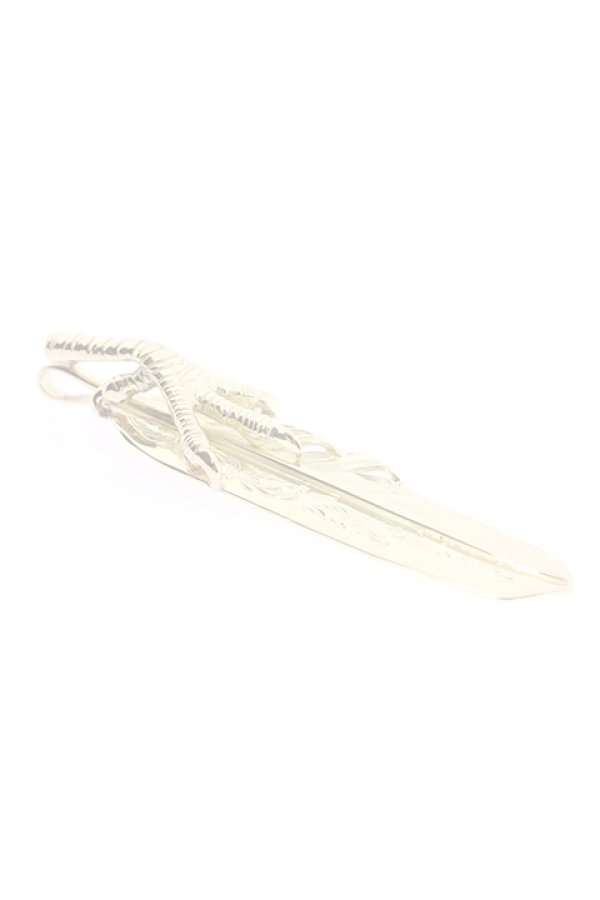 画像3:  {SOLD} Taro Washimi タロウ ワシミ 鷲見太郎 K18 eagle claw pendant 02 × L K18 arabesque flight feather 02 {-BJS}  :WT-PENDANT-110-F  (3)