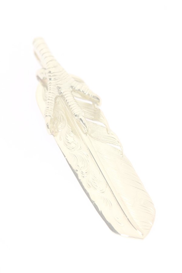 画像5:  {SOLD} Taro Washimi タロウ ワシミ 鷲見太郎 K18 eagle claw pendant 02 × L K18 arabesque flight feather 02 {-BJS}  :WT-PENDANT-110-F  (5)