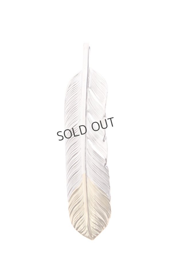 画像1: {SOLD}Taro Washimi タロウ ワシミ 鷲見太郎 L flight feather K18 top 01{1FFL01-TYG-BJS} (1)