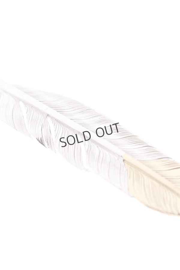 画像4: {SOLD}Taro Washimi タロウ ワシミ 鷲見太郎 L flight feather K18 top 01{1FFL01-TYG-BJS} (4)