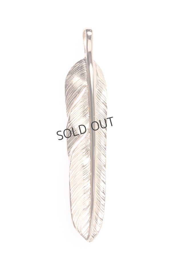 画像2: {SOLD}Taro Washimi タロウ ワシミ 鷲見太郎 M K18PG flight feather 01{-BJS} (2)