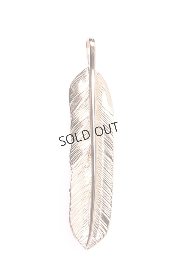 画像2: {SOLD}Taro Washimi タロウ ワシミ 鷲見太郎 L K18PG flight feather 01{1FFL01-PG-BJS} (2)