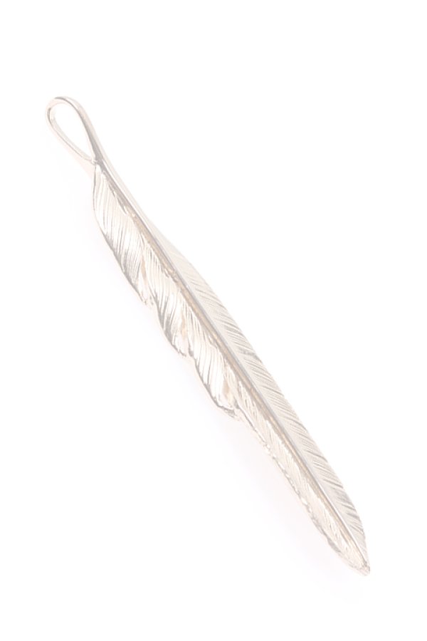 画像3:  {SOLD} Taro Washimi タロウ ワシミ 鷲見太郎 L K18PG flight feather 01 {1FFL01-PG-BJS}  :WT-PENDANT-121-F  (3)