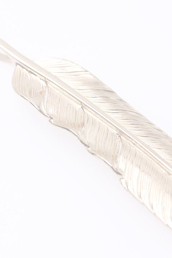 画像4:  {SOLD} Taro Washimi タロウ ワシミ 鷲見太郎 L K18PG flight feather 02 {1FFL02-PG-BJS}  :WT-PENDANT-122-F  (4)