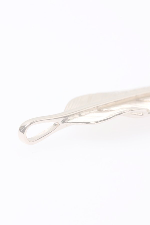 画像5:  {SOLD} Taro Washimi タロウ ワシミ 鷲見太郎 L K18PG flight feather 02 {1FFL02-PG-BJS}  :WT-PENDANT-122-F  (5)