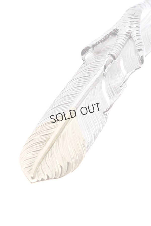 画像5: {SOLD}Taro Washimi タロウ ワシミ 鷲見太郎 eagle claw pendant 01 × L flight feather K18 top 01{-BJS} (5)