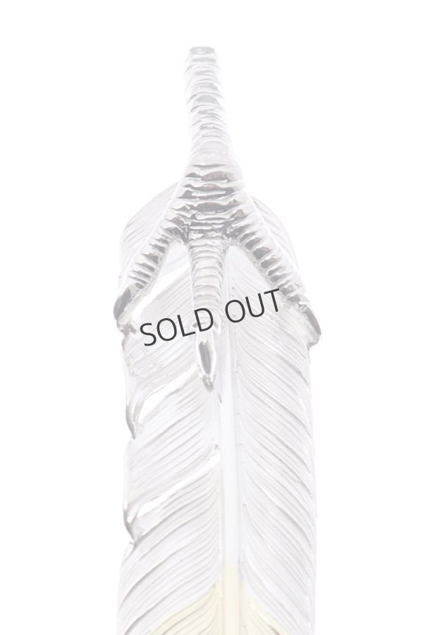 画像3: {SOLD}Taro Washimi タロウ ワシミ 鷲見太郎 eagle claw pendant 02 × L flight feather K18 top 02{-BJS} (3)