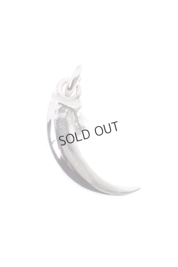 画像2: {SOLD}Taro Washimi タロウ ワシミ 鷲見太郎 opal × K18 sazare cup(5×7) S eagle claw single pendant 02{WT-PENDANT-1126A-AIA} (2)