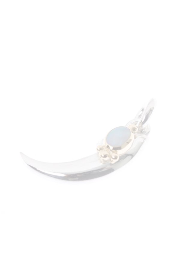 画像3:  {SOLD} Taro Washimi タロウ ワシミ 鷲見太郎 opal × K18 sazare cup(5×7) S eagle claw single pendant 02 {WT-PENDANT-1126A-AIA}  :WT-PENDANT-14-F  (3)
