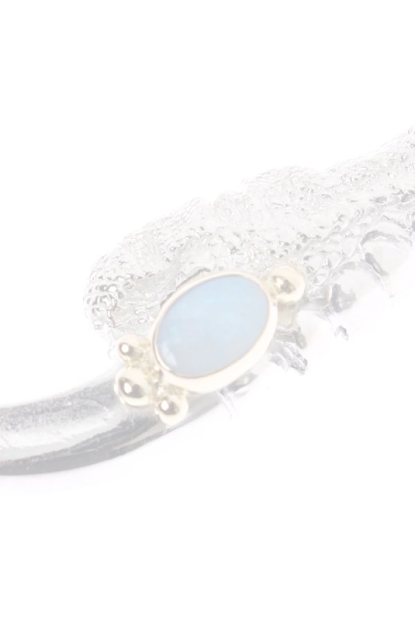 画像5:  {SOLD} Taro Washimi タロウ ワシミ 鷲見太郎 opal × K18 sazare cup(5×7) L eagle claw single pendant 02 {WT-PENDANT-1126B-AIA}  :WT-PENDANT-17-F  (5)
