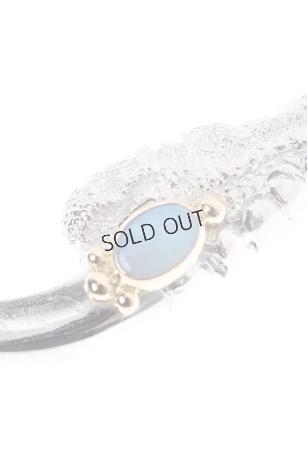 画像5: {SOLD}Taro Washimi タロウ ワシミ 鷲見太郎 opal × K18 sazare cup(5×7) L eagle claw single pendant 02{WT-PENDANT-1126B-AIA} (5)