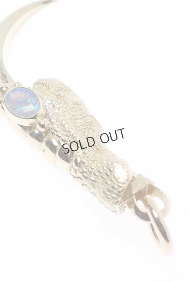 画像5: {SOLD}Taro Washimi タロウ ワシミ 鷲見太郎 opal × K18 sazare cup(5×7) L K18 eagle claw single pendant 02{-BJS} (5)
