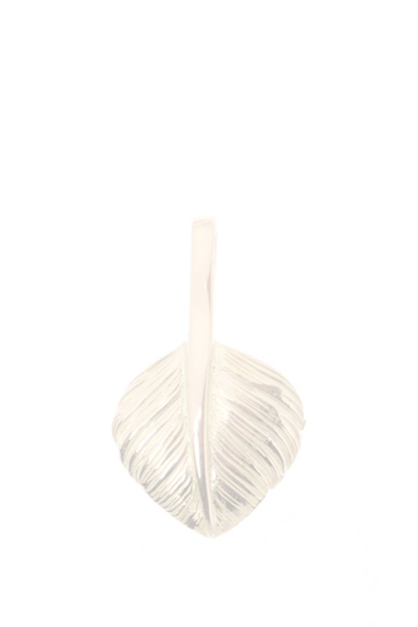 画像1:  {SOLD} Taro Washimi タロウ ワシミ 鷲見太郎 M K18 heart feather 02 {1HFM02-YG-BJS}  :WT-PENDANT-22-F  (1)