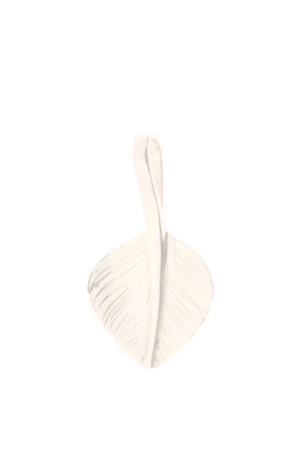 画像2:  {SOLD} Taro Washimi タロウ ワシミ 鷲見太郎 M K18 heart feather 02 {1HFM02-YG-BJS}  :WT-PENDANT-22-F  (2)