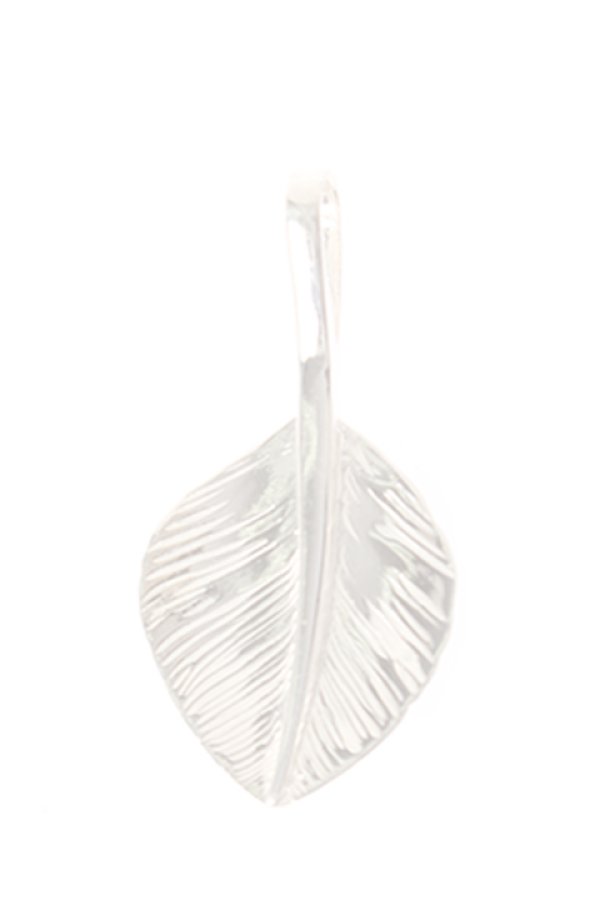 画像2:  {SOLD} Taro Washimi タロウ ワシミ 鷲見太郎 L heart feather 01  {1HFL01-AIA}  :WT-PENDANT-23-F  (2)