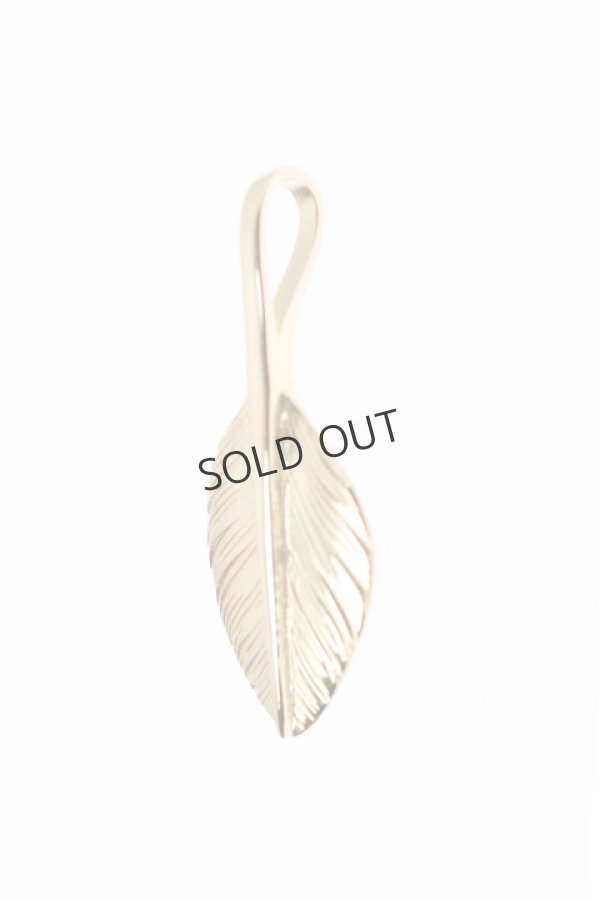 画像3: {SOLD}Taro Washimi タロウ ワシミ 鷲見太郎 L K18 heart feather 01{1HFL01-YG-BJS} (3)