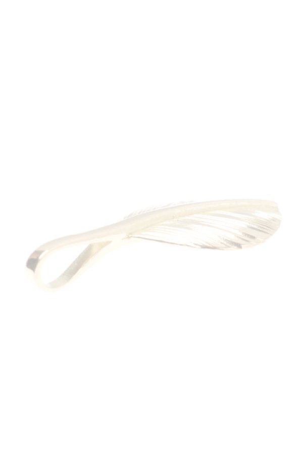 画像4:  {SOLD} Taro Washimi タロウ ワシミ 鷲見太郎 L K18 heart feather 01 {1HFL01-YG-BJS}  :WT-PENDANT-25-F  (4)