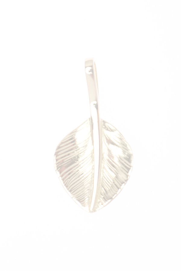 画像2:  {SOLD} Taro Washimi タロウ ワシミ 鷲見太郎 L K18 heart feather 02 {1HFL02-YG-BJS}  :WT-PENDANT-26-F  (2)