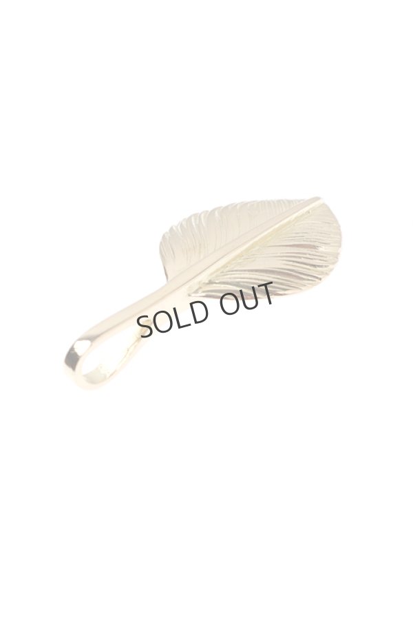 画像4: {SOLD}Taro Washimi タロウ ワシミ 鷲見太郎 L K18 heart feather 02{1HFL02-YG-BJS} (4)