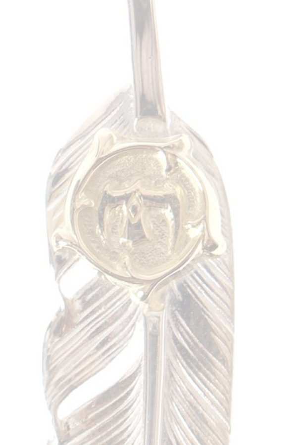 画像2:  {SOLD} Taro Washimi タロウ ワシミ 鷲見太郎 arabesque K18 eagle metal × S feather 02 {-AIA}  :WT-PENDANT-39-F  (2)