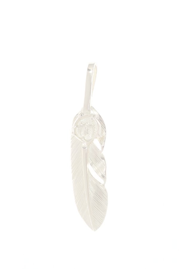 画像1:  {SOLD} Taro Washimi タロウ ワシミ 鷲見太郎 arabesque K18 eagle metal × S K18 feather 01 {-BJS}  :WT-PENDANT-40-F  (1)