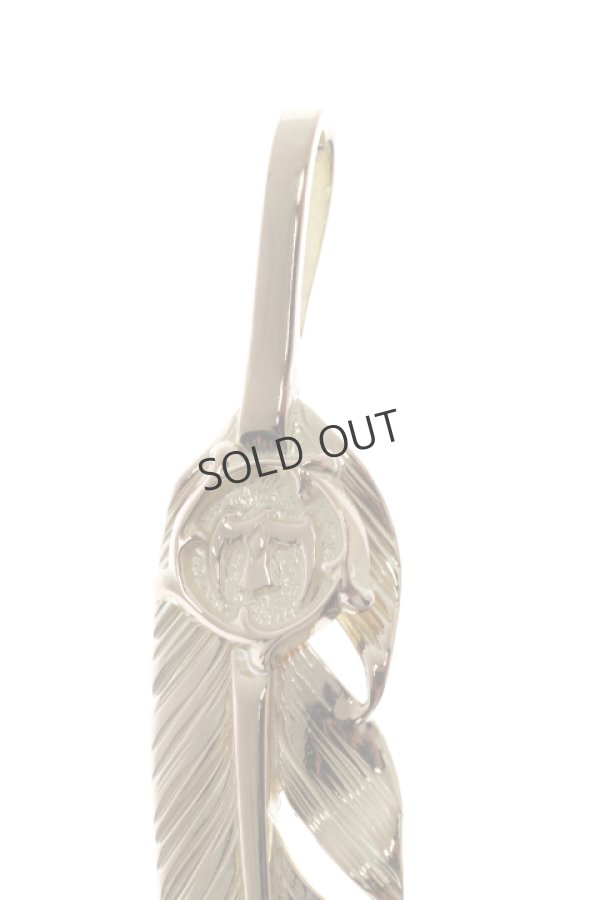 画像3: {SOLD}Taro Washimi タロウ ワシミ 鷲見太郎 arabesque K18 eagle metal × S K18 feather 01{-BJS} (3)