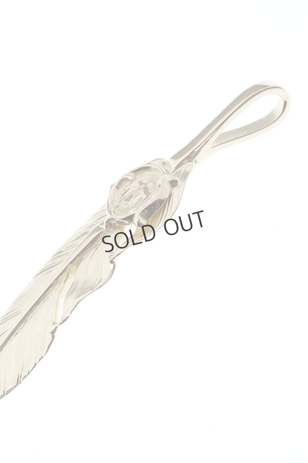 画像4: {SOLD}Taro Washimi タロウ ワシミ 鷲見太郎 arabesque K18 eagle metal × S K18 feather 01{-BJS} (4)