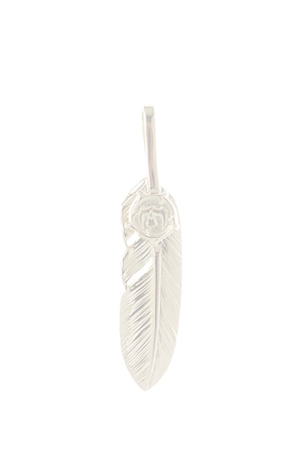 画像1:  {SOLD} Taro Washimi タロウ ワシミ 鷲見太郎 arabesque K18 eagle metal × S K18 feather 02 {-BJS}  :WT-PENDANT-41-F  (1)