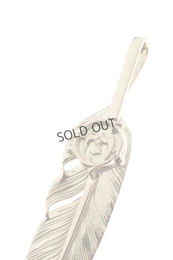 画像3: {SOLD}Taro Washimi タロウ ワシミ 鷲見太郎 arabesque K18 eagle metal × S K18 feather 02{-BJS} (3)