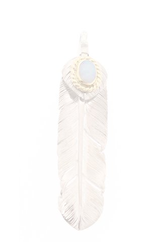 Taro Washimi フェザー ペンダントトップ Taro Washimi｜タロウ ワシミ > feather M size｜フェザーMサイズの