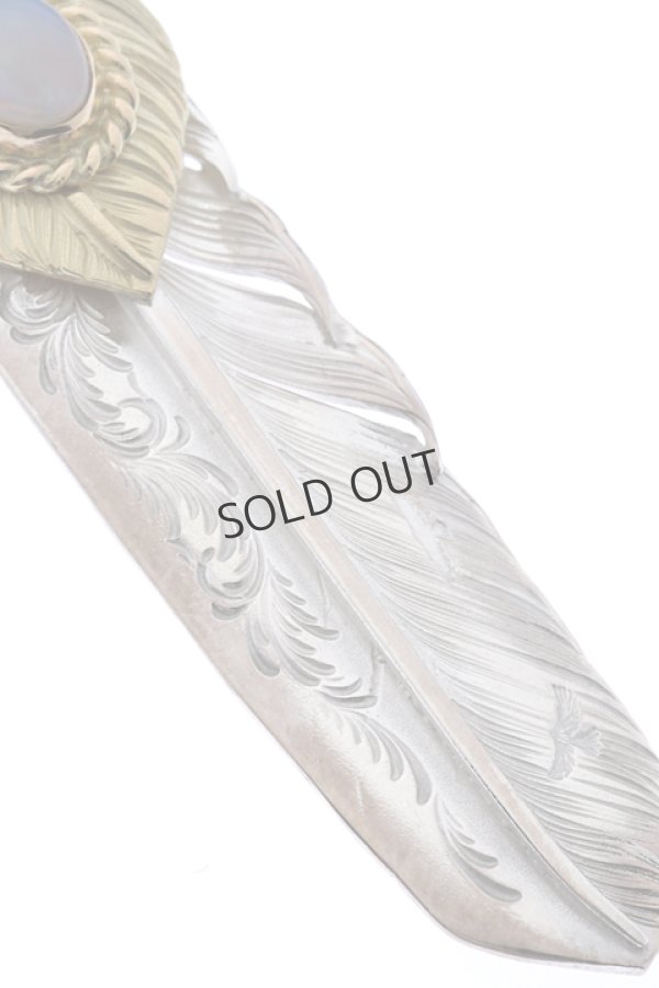 画像5: {SOLD}Taro Washimi タロウ ワシミ 鷲見太郎 opal × K18 cup(6×8) L K18 flight heart feather 01 × L arabesque flight feather 01{-BJS} (5)