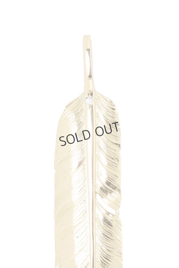 画像2: {SOLD}Taro Washimi タロウ ワシミ 鷲見太郎 M K18 feather 02/diamond{-BJA} (2)