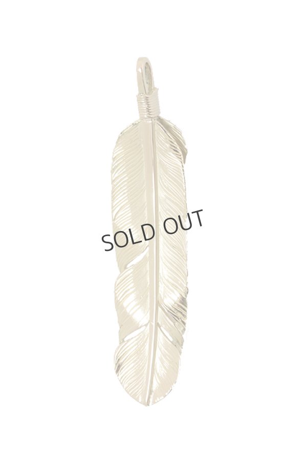 画像4: {SOLD}Taro Washimi タロウ ワシミ 鷲見太郎 M K18 feather 01/diamond/heart feather{-BJA} (4)