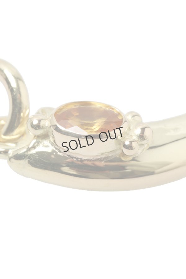 画像5: {SOLD}Taro Washimi タロウ ワシミ 鷲見太郎 S K18 eagle claw single pendant 01/SAPPHIRE{-BJA} (5)